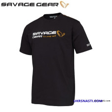 Футболка Savage Gear Signature Logo T-Shirt Black